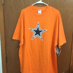 Rare Dallas Cowboys orange logo tee